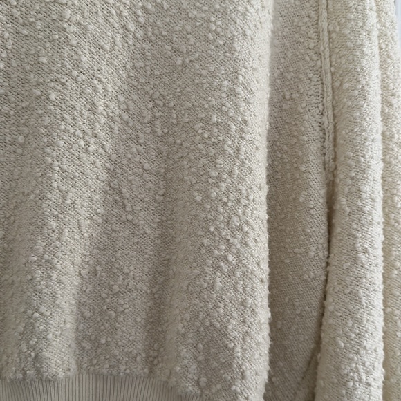 Free people slouchy v neck sweater cream white - Picture 3 of 4